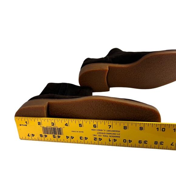 Anne Klein Womens Suede Leather Low Heel Ankle Booties Shorties - Picture 16 of 16